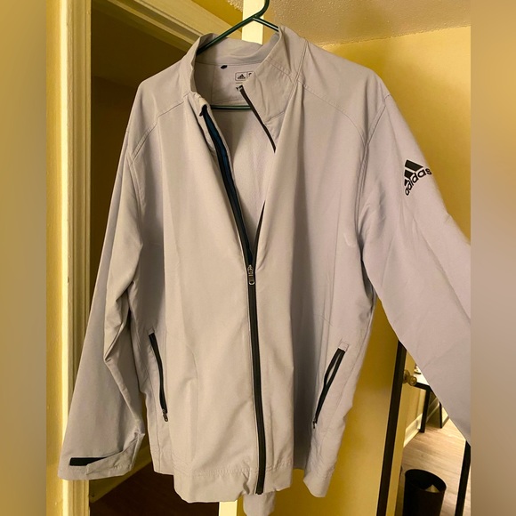 adidas Jackets & Coats Adidas Grey Golf Rain Jacket Poshmark